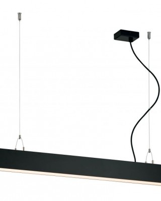 Linear Suspended Black Station Ultra Direct+Indirect L2260 3000K Dimmable