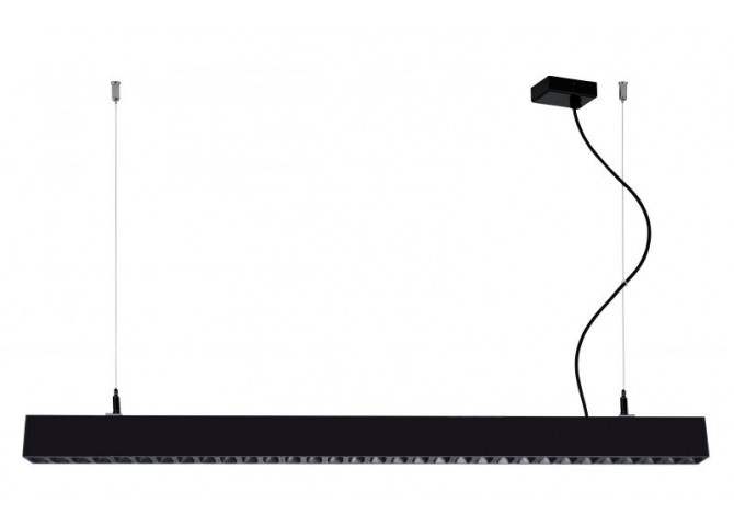 Κρεμαστό Μαύρο L:1130 Direct - Indirect Top Line Dimmable