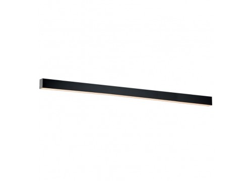 Γραμμικό Τοίχου Direct+Indirect L2540 4000K Μαύρο Station Ultra
