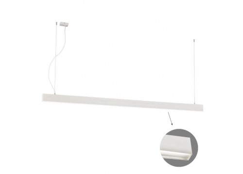 Γραμμικό Κρεμαστό L3100 3000K Λευκό Microprismatic Ciba