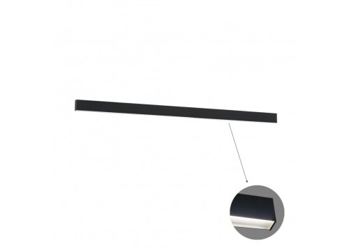 Γραμμικό Οροφής L2820 3000K Μαύρο Microprismatic Dim. Ciba