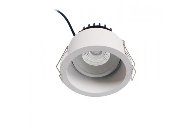 Λευκή Βαθιά Adj. Στρογγυλή Βάση-Απαιτείται LED Module