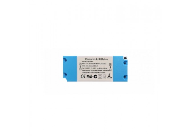 Triac Dim Driver 14W 350 mA IP20 24-48VDC