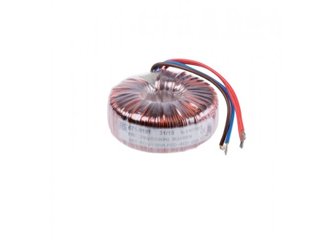 Toroidal Transformer 230-12Vac, 100Va