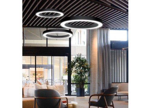 Κρεμαστό Μαύρο Ring D1200 3000K  Dimmable