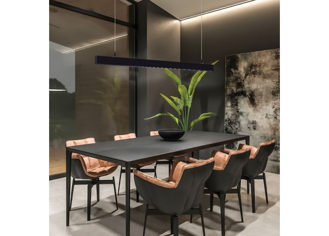 Κρεμαστό Μαύρο L:1130 Direct Top Line Dimmable