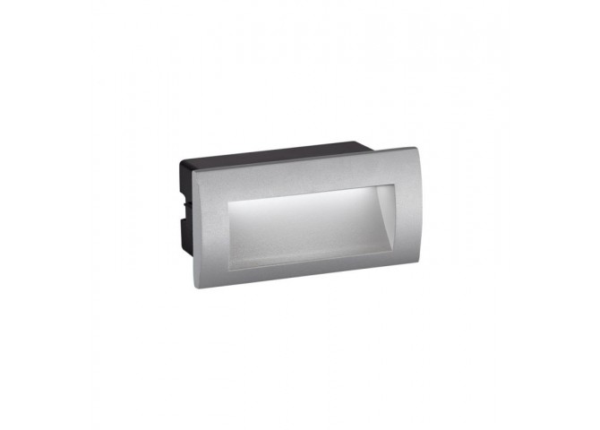 Απλίκα Χωνευτή Riva Γκρί Led H:70