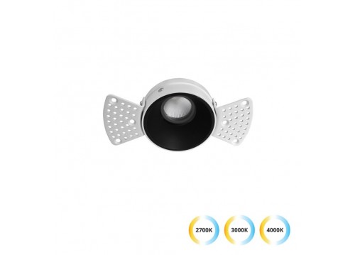 Trimless Σποτ Μαύρο 5W 2700K-3000K-4000K 38° Alea