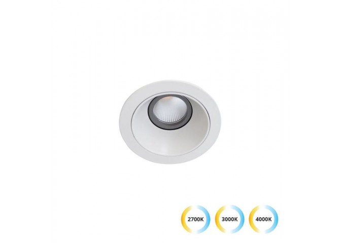 Χωνευτό Σποτ Λευκό 5W 2700K-3000K-4000K 38° Alea