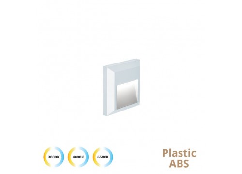 Απλίκα Led D:125X125 Λευκή Leros Plus