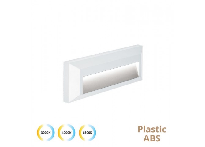 Απλίκα Led L:230 Λευκή Leros Plus
