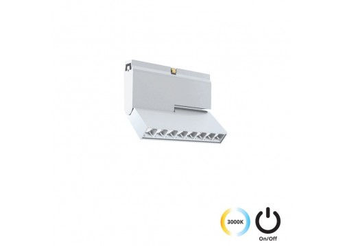 Linear Antiglare Adjustable L:112  Λευκό Slim Magnetic