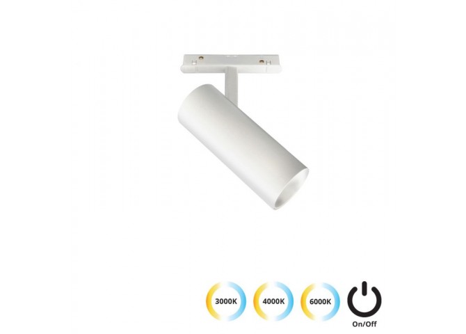 Σποτ  Track  Λευκό 20W 3CCT Magnetic (ON-OFF)
