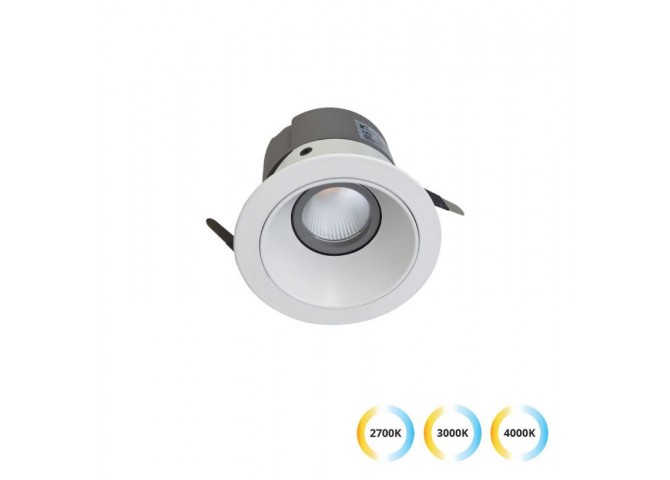 Χωνευτό Σποτ Λευκό 5W 2700K-3000K-4000K 38° Alea