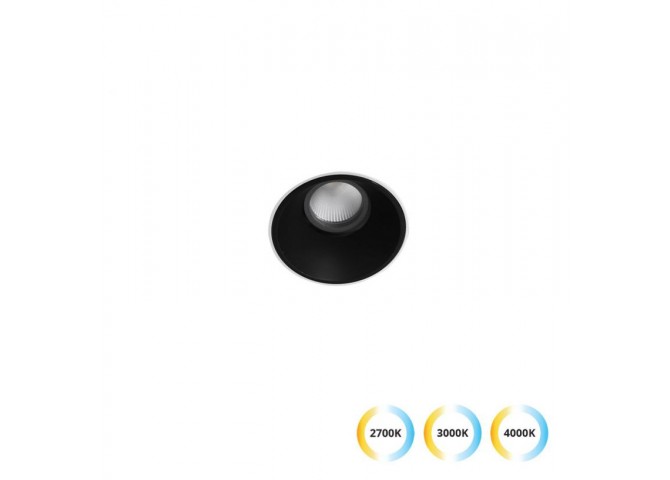 Trimless Σποτ Μαύρο 5W 2700K-3000K-4000K 38° Alea