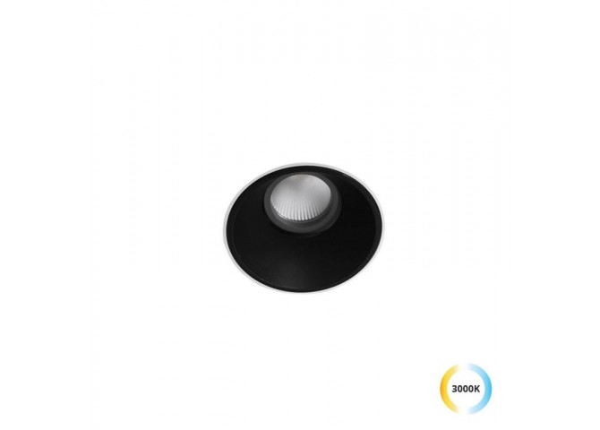 Trimless Σποτ Μαύρο 12W 3000K 38° Alea