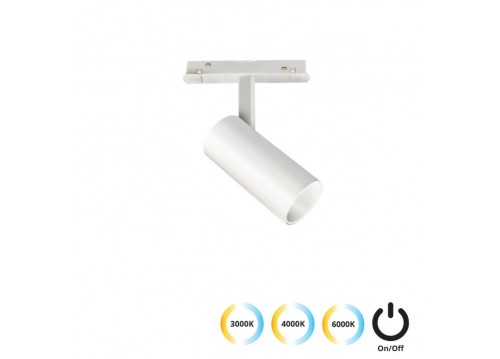 Σποτ Track  Λευκό 10W 3 CCT Magnetic (ON-OFF)