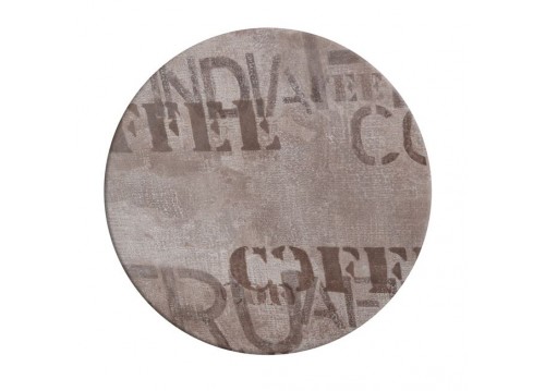 ΕΠΙΦΑΝΕΙΑ ΤΡΑΠΕΖΙΟΥ 710 WERZALIT Φ60  ΣΕ COFFEE BROWN ΧΡΩΜΑ