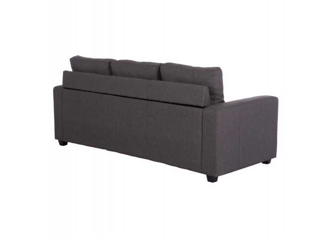Καναπές γωνία σε χρώμα γκρι 207x146x90 εκ.