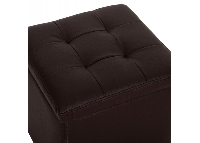 ΣΚΑΜΠΩ ΜΕ ΑΠΟΘΗΚΕΥΤΙΚΟ ΧΩΡΟ PU ΚΑΦΕ CUBE HM224.03 36,5x36,5x36Υεκ.