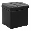 ΣΚΑΜΠΩ ΜΕ ΑΠΟΘΗΚΕΥΤΙΚΟ ΧΩΡΟ PU ΜΑΥΡΟ CUBE HM224.01 36,5x36,5x36Υεκ.