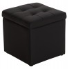 ΣΚΑΜΠΩ ΜΕ ΑΠΟΘΗΚΕΥΤΙΚΟ ΧΩΡΟ PU ΜΑΥΡΟ CUBE HM224.01 36,5x36,5x36Υεκ.