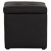 ΣΚΑΜΠΩ ΜΕ ΑΠΟΘΗΚΕΥΤΙΚΟ ΧΩΡΟ PU ΜΑΥΡΟ CUBE HM224.01 36,5x36,5x36Υεκ.