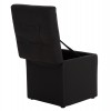 ΣΚΑΜΠΩ ΜΕ ΑΠΟΘΗΚΕΥΤΙΚΟ ΧΩΡΟ PU ΜΑΥΡΟ CUBE HM224.01 36,5x36,5x36Υεκ.