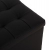 ΣΚΑΜΠΩ ΜΕ ΑΠΟΘΗΚΕΥΤΙΚΟ ΧΩΡΟ PU ΜΑΥΡΟ CUBE HM224.01 36,5x36,5x36Υεκ.