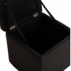 ΣΚΑΜΠΩ ΜΕ ΑΠΟΘΗΚΕΥΤΙΚΟ ΧΩΡΟ PU ΜΑΥΡΟ CUBE HM224.01 36,5x36,5x36Υεκ.