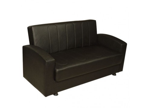 Καναπές κρεβάτι μαύρος 2Θ
