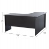 Γωνιακό γραφείο βέγγε 150x150cm