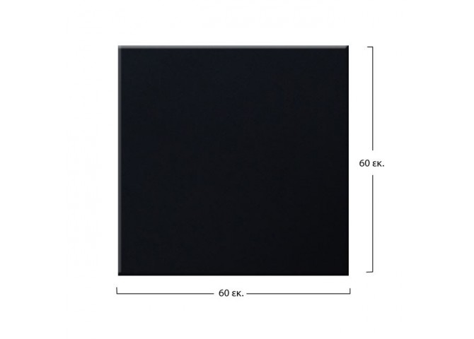 Eπιφάνεια τραπεζιού Werzalit 60x60cm σε μαύρο χρώμα