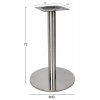 Βάση τραπεζιού inox Φ40x72cm