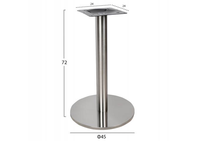 Βάση τραπεζιού inox Φ40x72cm