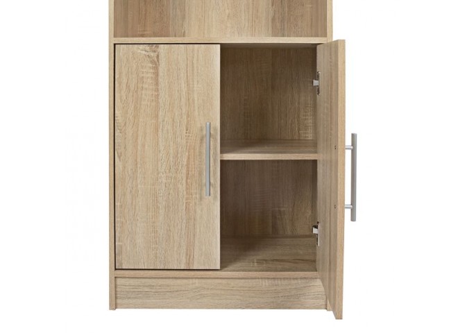 Βιβλιοθήκη γραφείου σε απόχρωση sonoma 60x30x180εκ