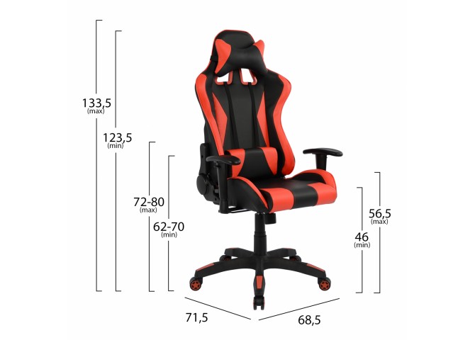 Καρέκλα gaming σε μοντέρνο σχεδιασμό