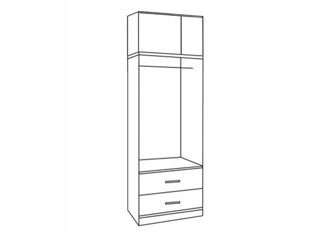 ΝΤΟΥΛΑΠΑ 2ΦΥΛΛΗ ME ΠΑΤΑΡΙ Κ 2 ΣΥΡΤΑΡΙΑ  80x42x241cm