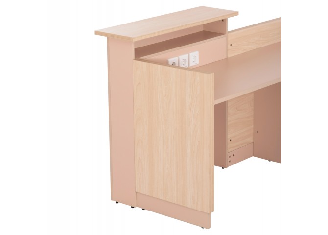 ΓΡΑΦΕΙΟ ΥΠΟΔΟΧΗΣ 240X82 SONAMA ΑΣΠΡΟ