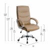 ΚΑΡΕΚΛΑ ΓΡΑΦΕΙΟΥ ΔΙΕΥΘΥΝΤΙΚΗ ΣΕ CAMEL ΧΡΩΜΑ 51x71x123 εκ.