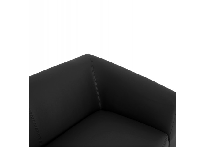 ΚΑΝΑΠΕΣ 3ΘΕΣΙΟΣ KIANA HM3122.31 ΜΕ ΜΑΥΡΟ PU 180x75x71 εκ.