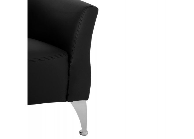 ΚΑΝΑΠΕΣ 3ΘΕΣΙΟΣ KIANA HM3122.31 ΜΕ ΜΑΥΡΟ PU 180x75x71 εκ.