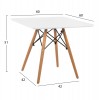 ΠΑΙΔΙΚΟ ΤΡΑΠΕΖΙ MINIMAL ΛΕΥΚΟ 60x60x51Y