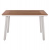 ΤΡΑΠΕΖΙ ΑΛΟΥΜΙΝΙΟΥ ΜΕ POLYWOOD ΛΕΥΚΟ 120x80x72