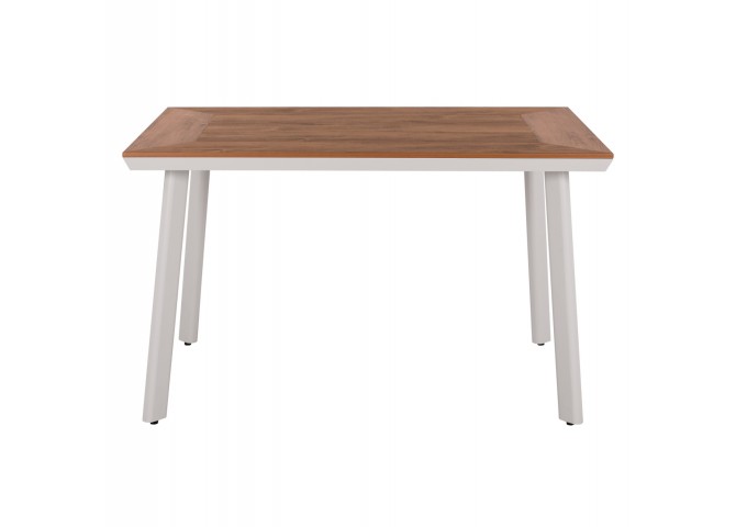 ΤΡΑΠΕΖΙ ΑΛΟΥΜΙΝΙΟΥ ΜΕ POLYWOOD ΛΕΥΚΟ 120x80x72