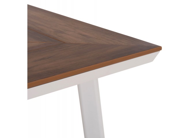 ΤΡΑΠΕΖΙ ΑΛΟΥΜΙΝΙΟΥ ΜΕ POLYWOOD 200X94 ΛΕΥΚΟ