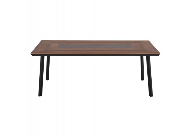 ΤΡΑΠΕΖΙ ΑΛΟΥΜΙΝΙΟΥ ΜΕ POLYWOOD 200X100 ΓΚΡΙ