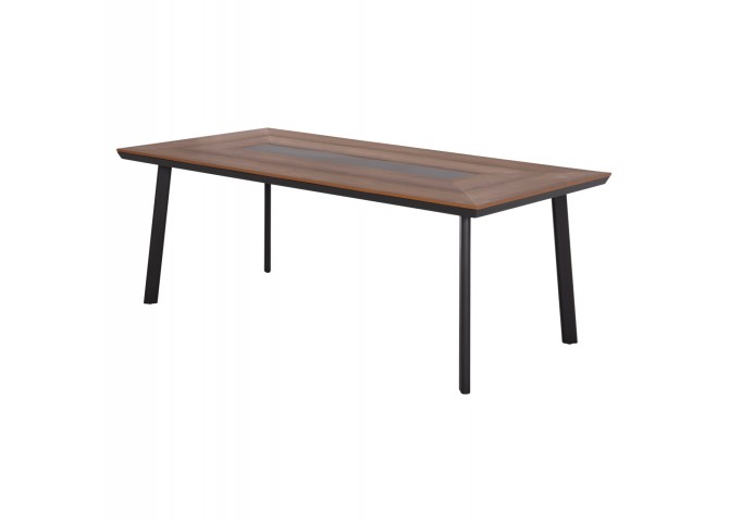 ΤΡΑΠΕΖΙ ΑΛΟΥΜΙΝΙΟΥ ΜΕ POLYWOOD 200X100 ΓΚΡΙ