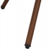 ΤΡΑΠΕΖΙ ΑΛΟΥΜΙΝΙΟΥ Φ70 BAMBOO LOOK ΚΑΦΕ ΜΕ ΓΥΑΛΙ