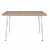 ΣΕΤ 5ΤΜΧ ΤΡΑΠΕΖΙ 120x70x76,5 εκ. SONAMA ΜΕ ΚΑΡΕΚΛΕΣ ΜΠΕΖ